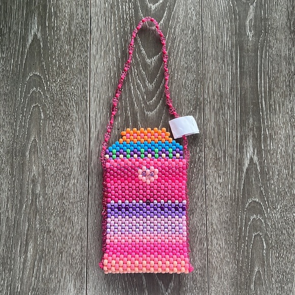 Beaded Handbag ✨ Floral Pattern - Picture 5 of 5